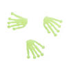 Bulk 48 Pc. Glow-in-the-Dark Halloween Sticky Skeleton Hands Image 1