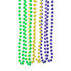 Bulk 48 Pc. Glow-in-the-Dark Mardi Gras Bead Necklaces Image 1