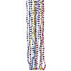 Bulk 48 Pc. Happy Easter Metallic Bead Necklaces Image 1