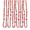 Bulk 48 Pc. Happy Valentine&#8217;s Day Bead Necklaces Image 1