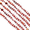Bulk 48 Pc. Happy Valentine&#8217;s Day Bead Necklaces Image 3
