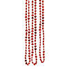 Bulk 48 Pc. Heart-Shaped Mardi Gras Bead Necklaces Image 1