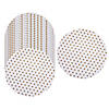 Bulk 48 Pc. Large Gold Dot Serving Paper Liners Image 1