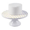 Bulk 48 Pc. Large Gold Dot Serving Paper Liners Image 1