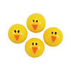 Bulk 48 Pc. Mini Chick Bouncy Balls Image 1