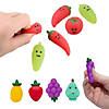 Bulk 48 Pc. Mini Fruit &amp; Vegetable Mochi Squishies Assortment Image 1