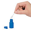 Bulk 48 Pc. Mini Hexagon Blue Bubble Bottles Image 1