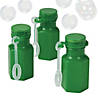 Bulk 48 Pc. Mini Hexagon Green Bubble Bottles Image 1