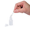 Bulk 48 Pc. Mini Hexagon White Bubble Bottles Image 1
