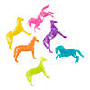 Bulk 48 Pc. Mini Pearlized Squishy Horses Image 1
