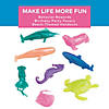 Bulk 48 Pc. Mini Pearlized Squishy Sea Creatures Image 1