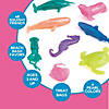 Bulk 48 Pc. Mini Pearlized Squishy Sea Creatures Image 2