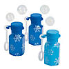 Bulk 48 Pc. Mini Snowflake Bubble Bottles Image 1