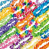 Bulk 48 Pc. Premium Polyester Lei Assortment Image 1