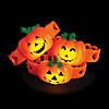 Bulk 48 Pc. Pumpkin Light-Up Bracelets Image 1