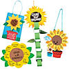 Bulk 48 Pc. Religious Sunflower Craft Kit Assortment &#8211; Makes 48 Image 1