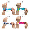 Bulk 48 Pc. Slap Bracelets with Charm Assortment Image 1