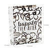 Bulk 48 Pc. Small Frosted Happily Ever After Wedding Gift Bags Image 1