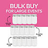Bulk  48 Pc. Small Plastic Jars with Silver Lid Image 2