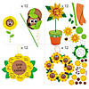 Bulk 48 Pc. Splendid Sunflowers Craft Kit Assortment Image 1