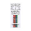 Bulk 48 Pc. Wedding Coloring Activity Cards Image 1