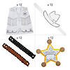 Bulk 48 Pc. Western Wearables Craft Kit for 12 Image 1