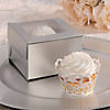 Bulk 48 Pc. White Laser-Cut Cupcake Wrappers Image 1