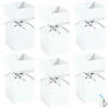 Bulk 48 Pc. White Vertical Square Hourglass Favor Boxes Image 1
