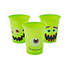 Bulk  50 Ct. Halloween Monster BPA-Free Plastic Cups Image 1