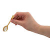 Bulk 50 Ct. Metallic Gold Mini Spoons Image 1