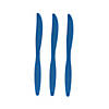 Bulk  50 Ct. Royal Blue Plastic Knives Image 1
