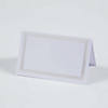 Bulk  50 Pc.  Silver Trim Place Cards Image 1