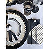 Bulk  50 Pc. Black Dinner Napkins Image 1