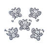 Bulk 50 Pc. Color Your Own Butterfly Jigsaw Puzzles Image 1