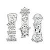 Bulk 50 Pc. Color Your Own Halloween Friends Bookmarks Image 1