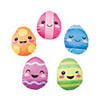 Bulk 50 Pc. Easter Multicolored Stuffed Easter Egg Characters Image 1