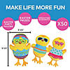 Bulk 50 Pc. Easter Stuffed Chicks Image 1