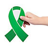 Bulk 50 Pc. Green Ribbon Cutouts Image 1