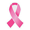 Bulk 50 Pc. Pink Ribbon Cutouts Image 1