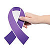 Bulk 50 Pc. Purple Ribbon Cutouts Image 1