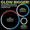 Bulk 50 Pc. Red Glow Bracelets Image 1