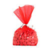 Bulk  50 Pc. Red Medium Cellophane Bags Image 1