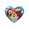 Bulk 50 Pc. Stuffed Holy Family Hearts Image 1