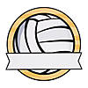 Bulk 50 Pc. Team Spirit Volleyball Name Cutouts Image 1