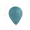 Bulk 50 Pc. Tuftex Matte Blue Slate 5" Natural Latex Balloons Image 1