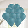 Bulk 50 Pc. Tuftex Matte Blue Slate 5" Natural Latex Balloons Image 2