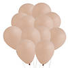 Bulk 50 Pc. Tuftex Matte Cameo 5" Natural Latex Balloons Image 1