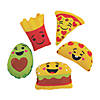 Bulk 50 Pc. Valentine's Day Stuffed Happy Face Food Characters Image 1