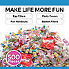 Bulk 500 Pc. Easter Egg Candy Filler Assortment Image 2