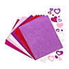 Bulk 500 Pc. Fabulous Foam Self-Adhesive Glitter Hearts Image 1